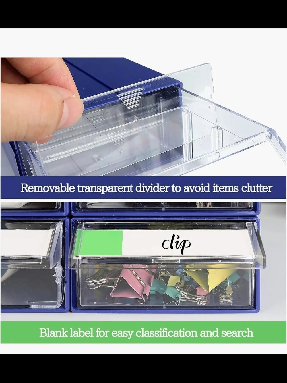 NEW*Storage Box Cabinet, Sewing, Hardware, Craft, 9pcs Drawer Organizer